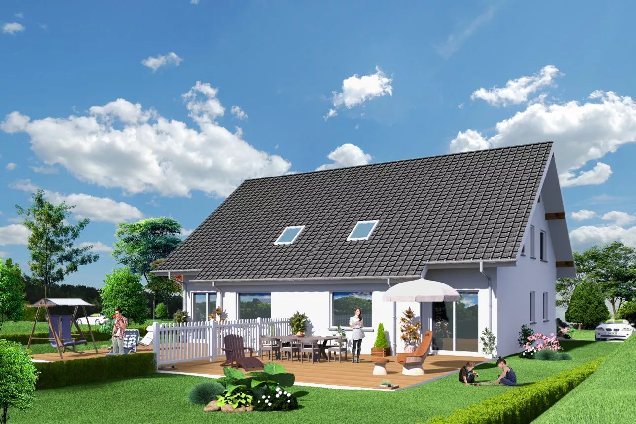 Volksbank immoXperten GmbH & Co. KG - Immobilienangebot - 57413 Finnentrop - Bamenohl - Doppelhaushälfte - *NEU*: Familienfreundliche Neubau-Doppelhaushälfte in Finnentrop-Bamenohl!