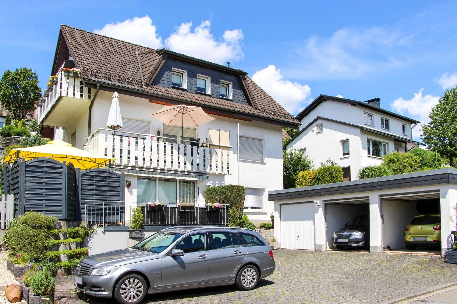 Immobilienangebot - Olpe - Alle - Gepflegte Eigentumswohnung mit Sonnenbalkon, Garten und Garage!