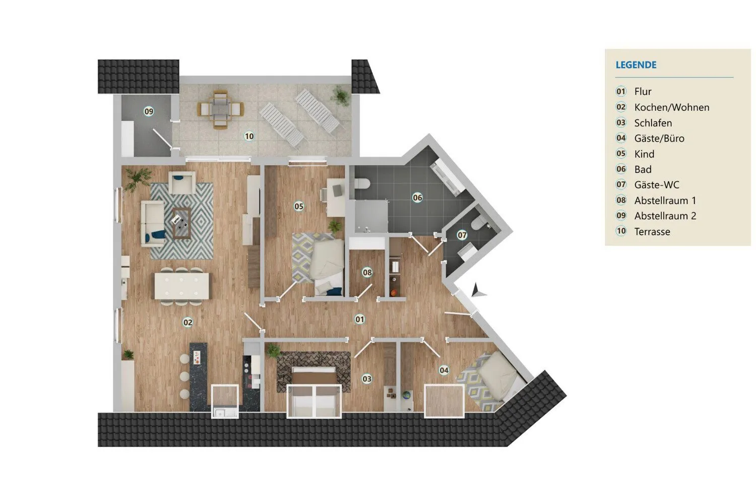 Immobilienangebot - Wenden - Alle - Penthouseflair trifft Weitblick: Exklusiv wohnen über den Dächern von Wenden!