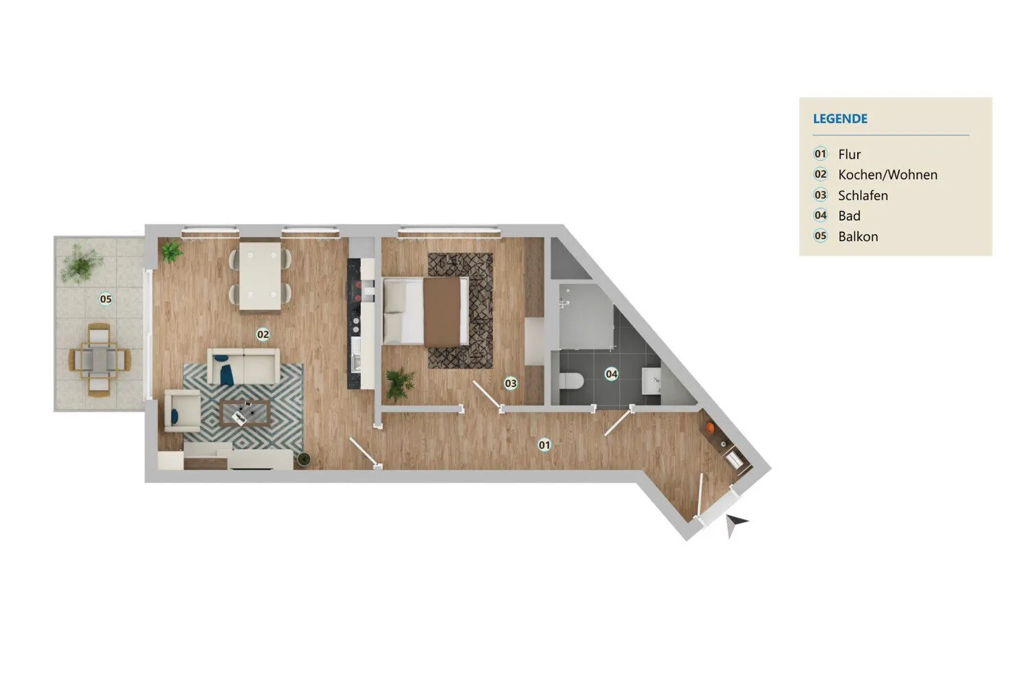 Immobilienangebot - Wenden - Alle - Investieren mit Weitblick: Moderne Neubau-Wohnung in Wenden!