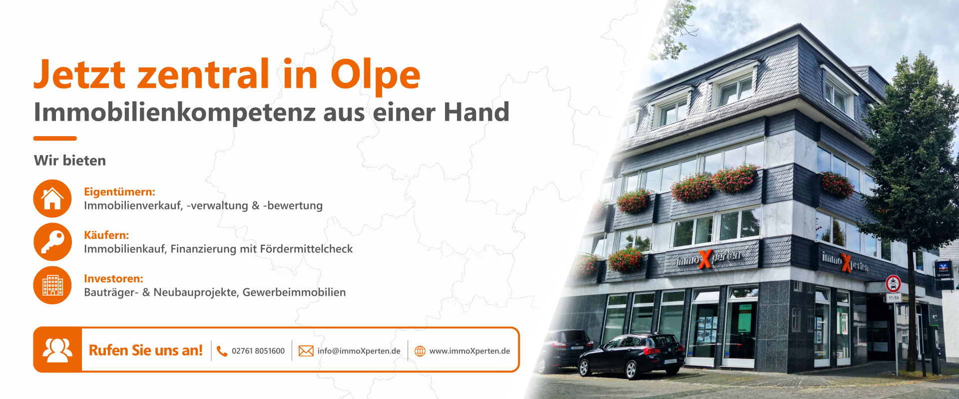 Jetzt zentral in Olpe